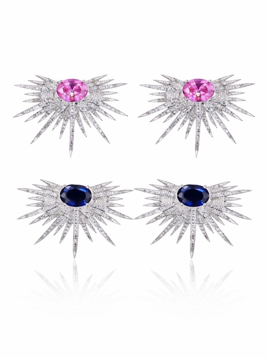 Jewelry - The Kamaly Starburst Zircon Earrings